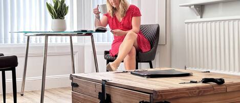 Apartment, Strandblick (Garden Apartment ) | Lounge