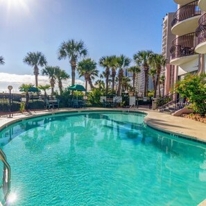 Indoor pool, outdoor pool - New! Direct Ocean Front Luxury Suite Condo with 3 balconies with Amazing Views!! (Myrtle Beach)