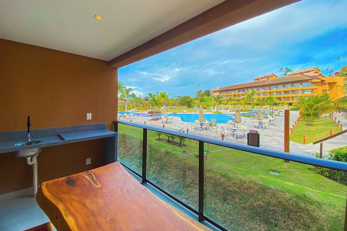 Family Apartment, Pool View, Ground Floor | Lanai