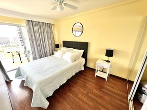 1 dormitorio, escritorio, wifi gratis y ropa de cama