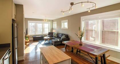 Chic Minimalist Gem w/ Fenced Backyard + W/D
