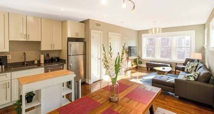 Chic Minimalist Gem w/ Fenced Backyard + W/D
