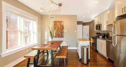 Chic Minimalist Gem w/ Fenced Backyard + W/D