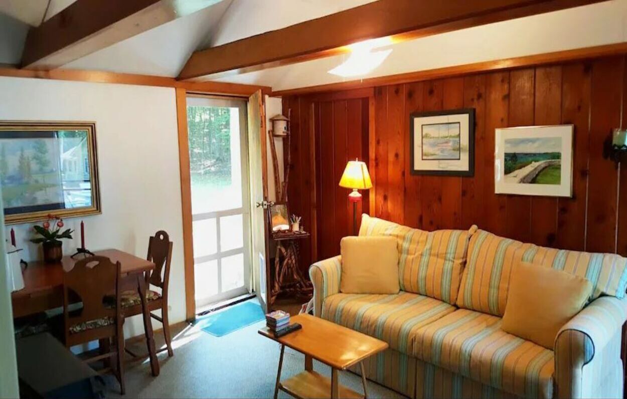 电视、壁炉、DVD 播放器