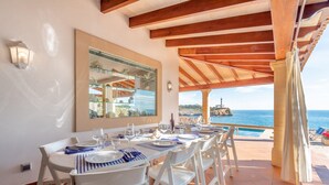 Outdoor dining - Villa Front a Far - Portocolom (Portocolom)