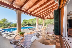 Pool - Villa sa Punta des Far - Portocolom (Portocolom)