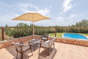 Outdoor dining - Finca Sa Punta - Portocolom (Portocolom)