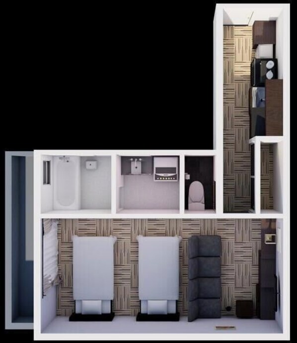 Unclassified image, 1 of 1, button - Triple room • Street view (Kyoto)