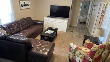 Smart TV, video games, DVD player, table football