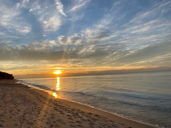 Sun loungers, beach towels