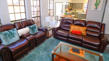 Premium House, 4 Bedrooms, 2 Bathrooms | Living area | Flat-screen TV