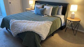 1 bedroom, iron/ironing board, travel crib, free WiFi