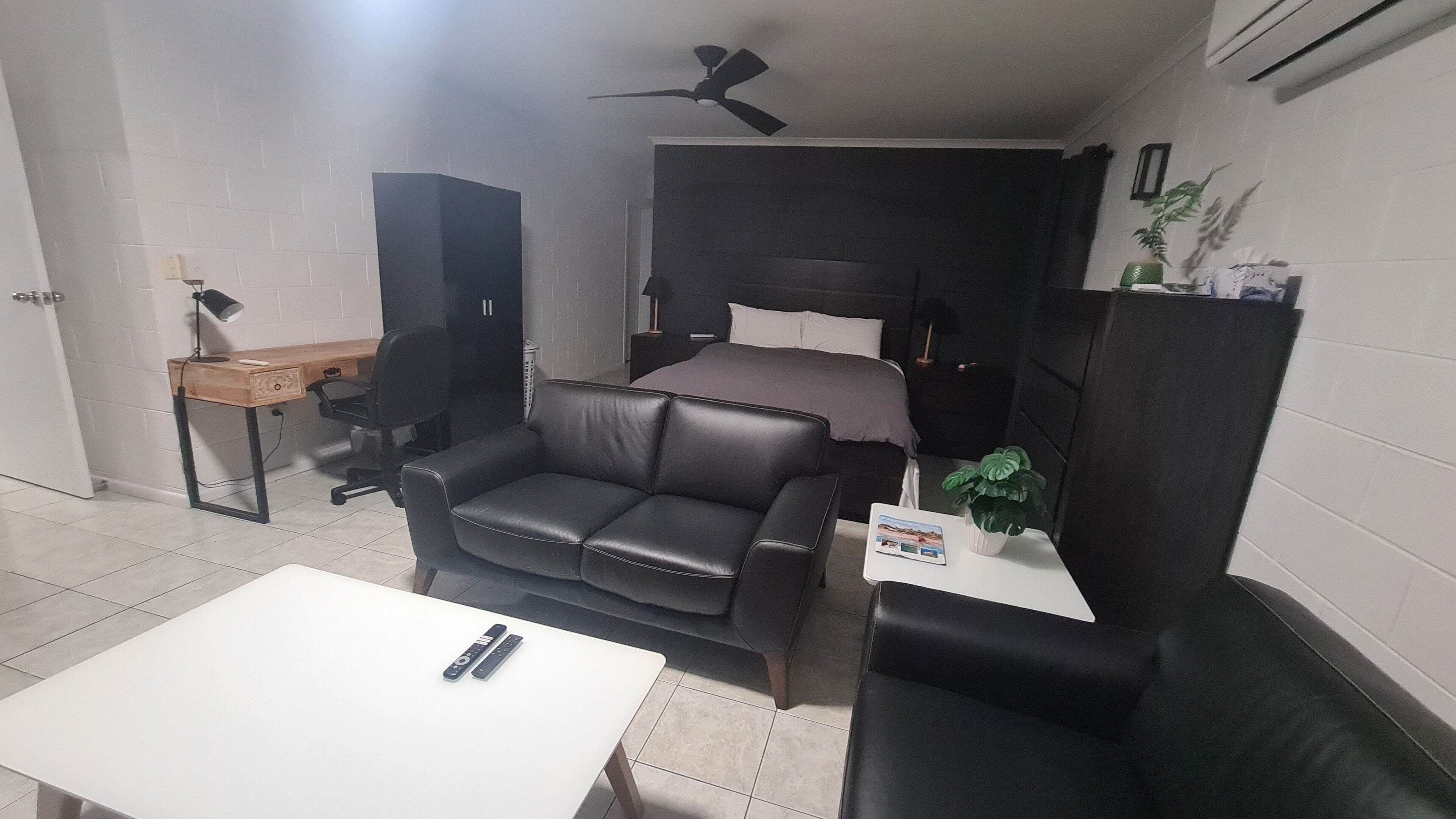 superior apartment | living area | 48-inch smart tv with cable channels, tv