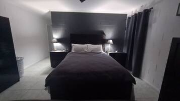 Blackout curtains, iron/ironing board, free WiFi, individually decorated