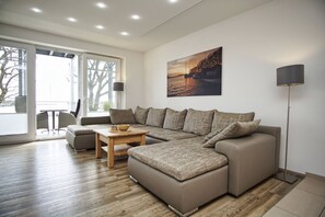 TV, DVD player, stereo