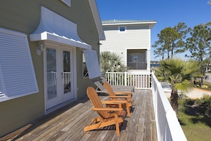 Terrace/patio - Bear Point Has It All – A Pet-Friendly Getaway! (Orange Beach)