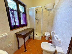 Shower, towels