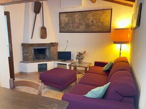 تلفزيون، مدفأة