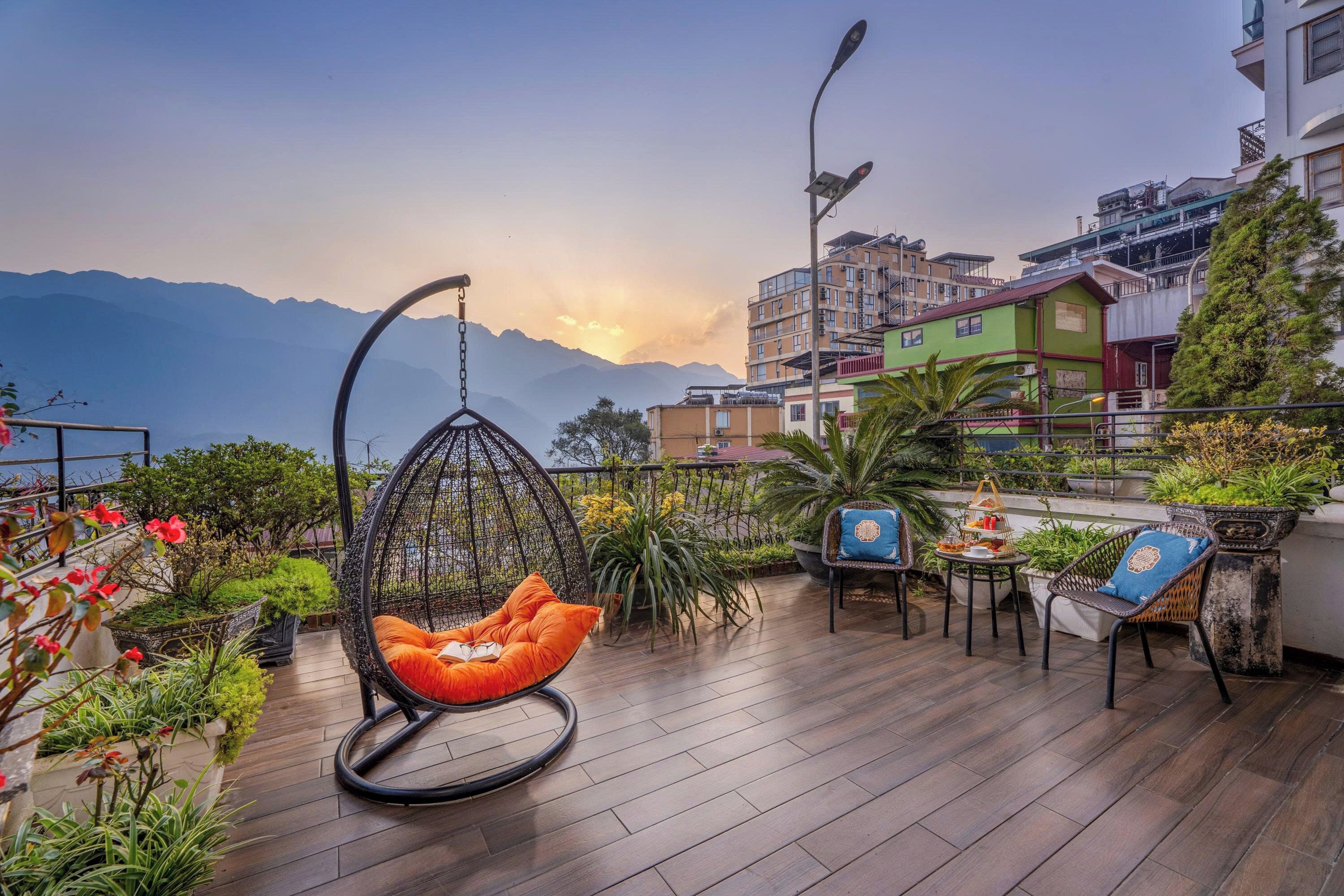 グランド ルーム バルコニー マウンテンビュー (Deluxe, Free Afternoon Tea) | バルコニー