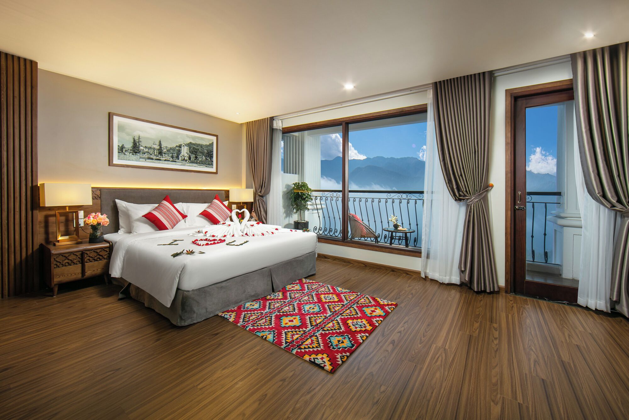 プレミアム ダブルまたはツインルーム バルコニー マウンテンビュー (Free Afternoon Tea) | 施設の正面