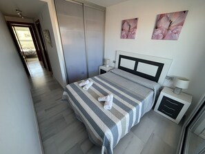 1 bedroom, iron/ironing board, bed sheets