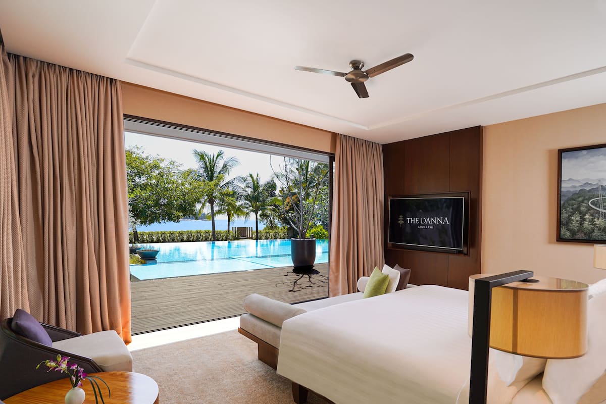 Villa, 2 Schlafzimmer, eigener Pool (Princess Beach) | Hochwertige Bettwaren, Daunenbettdecken, kostenlose Minibar, Zimmersafe