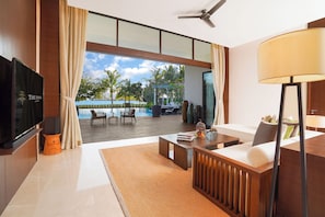 Living room - The Danna Beach Villas - A Member of Small Luxury Hotels of the World (Langkawi)