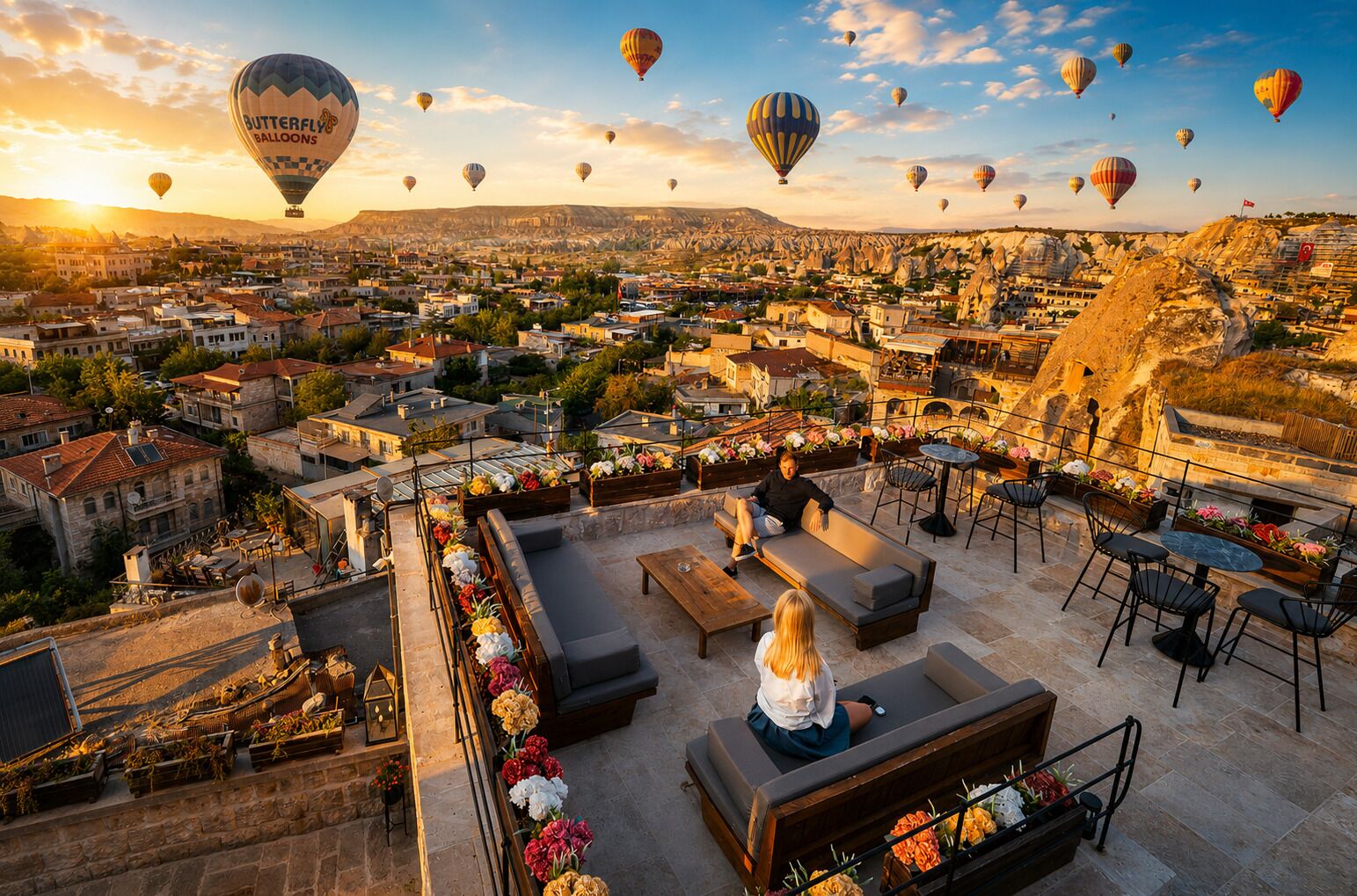 King Suit with Balloon View | Terrace/patio