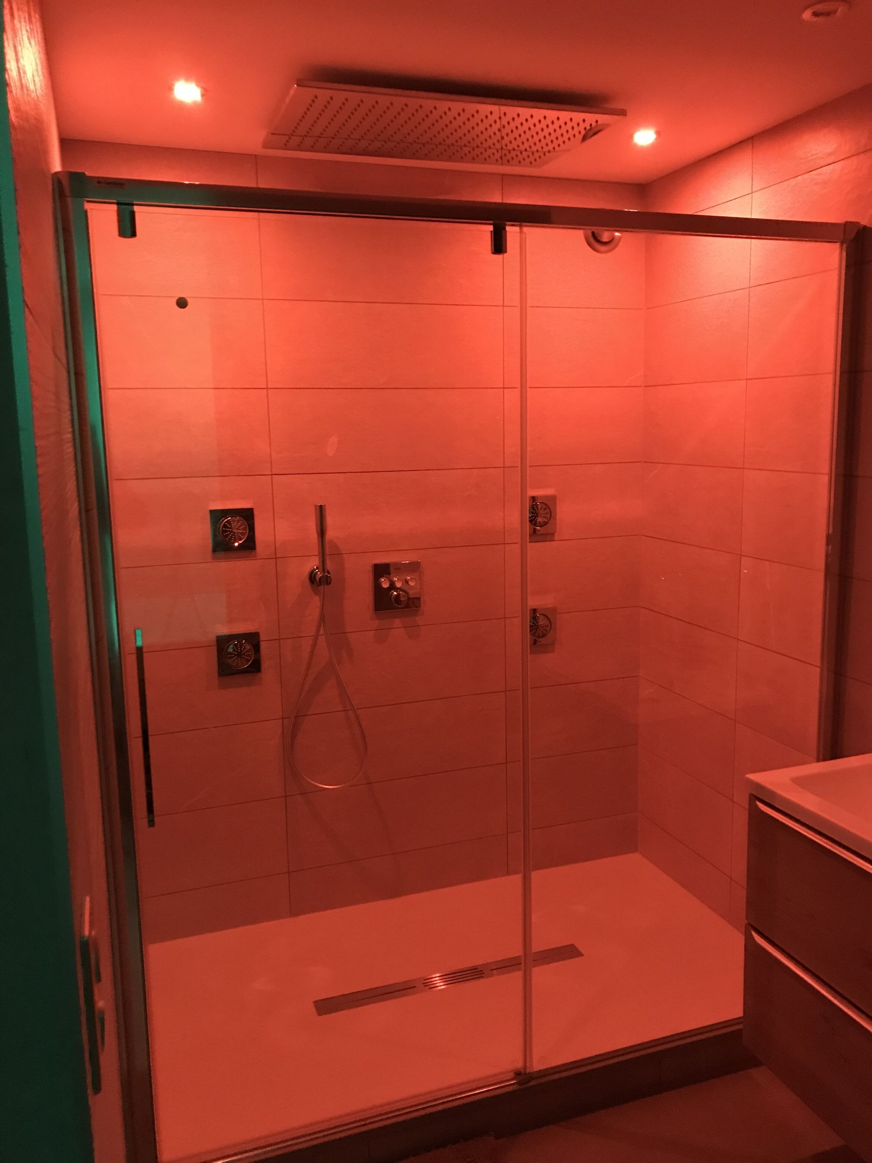 Douche, baignoire à jets