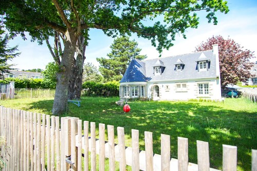 -BALUM-MAISON FAMILIALE JARDIN Á  150M DES PLAGES