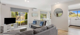This revamped quintessential holiday home, prime location (sleeps 8)