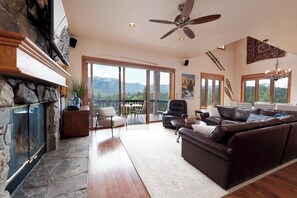 TV, fireplace - Pet Friendly Home at Purgatory - Decks with Amazing Views - Steps to Lifts (Durango)