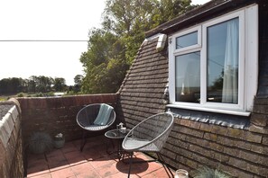 Family Cottage, 5 Bedrooms, Valley View | Terrace/patio - Maytham Cottage (Rye)