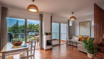 Classic Duplex | Living area | 38-inch TV with digital channels