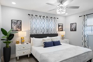 3 bedrooms, iron/ironing board, travel cot, free WiFi