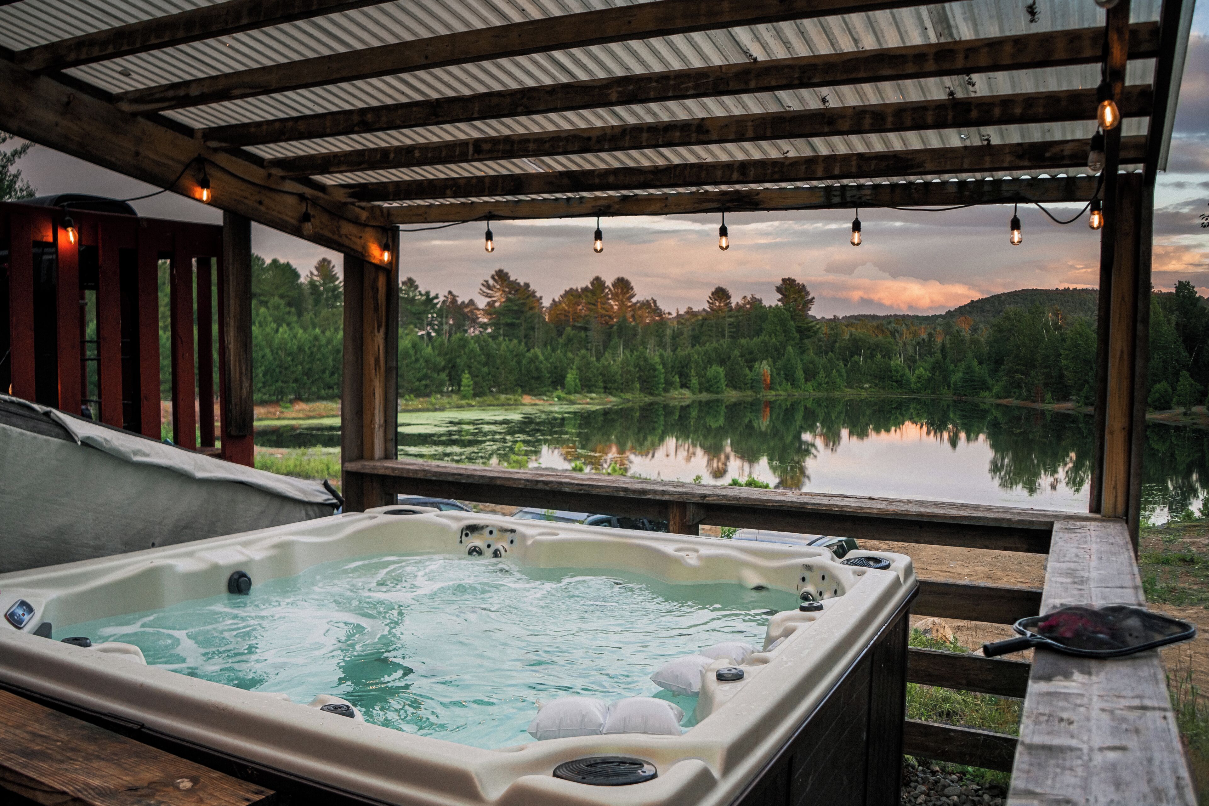 Bain à remous extérieur