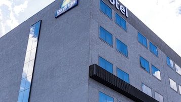 Façana frontal de l'allotjament