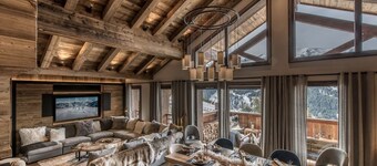 Magnifique Rooftop en Duplex avec Sauna, vue panoramique, ski in / ski out