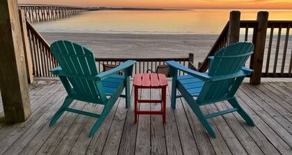 Escape at Treasure Island, On The Beach at San Luis Pass!