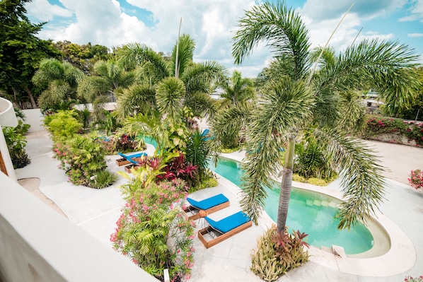 Room, 1 King Bed, Pool View | Terrace/patio