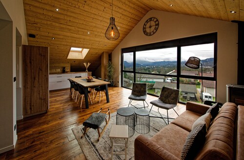 Vue panoramique*Cosy*Wifi/Netflix - chez Ô JurassiK