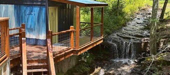 Creekside Gem | Hot Tub, Sleeping Porch, Fire Pit