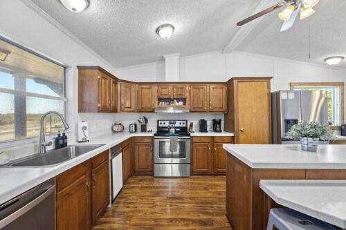 Flying B Ranch House on 52 acres in Betram, TX