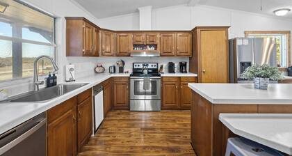 Flying B Ranch House on 52 acres in Betram, TX