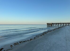 Accommodatie ligt op het strand