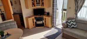 Apartment | Living room | Fireplace - Lovely Caravan at Ingoldmells Just Behind Sealands (Skegness)