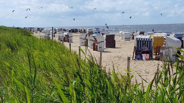Beach - Vacation apartment Nordsee, Swatten Diek 35, Sahlenburg, small dogs on request (Cuxhaven- Sahlenburg)