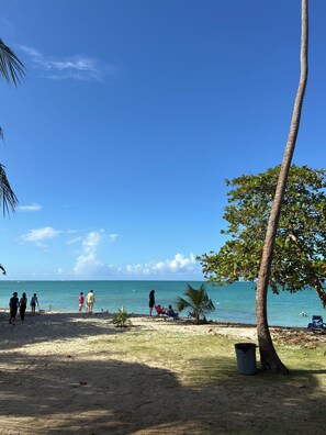 Una spiaggia nelle vicinanze