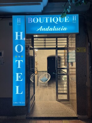 Façade de l’hébergement