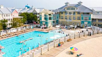 Piscine couverte, piscine extérieure